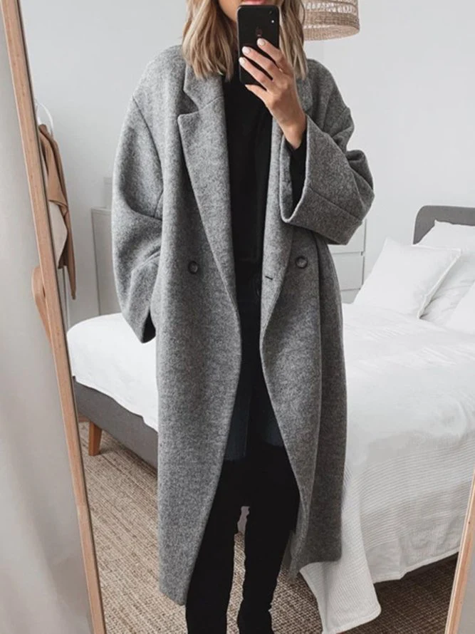 Women’s Elara Cozy Long Coat – Warm, Elegant & Effortlessly Sophisticated