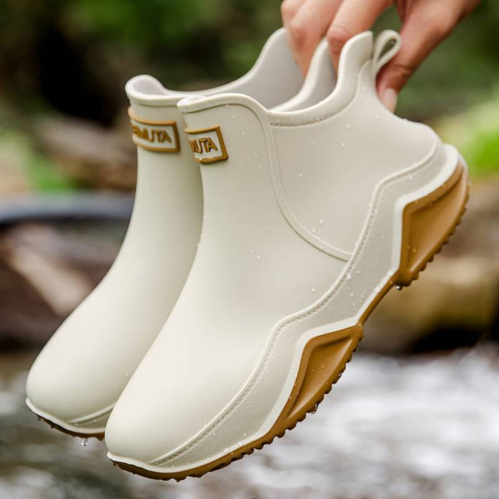 Thea | Modern Rubber Boots – Waterproof, Supportive & Effortlessly Stylish