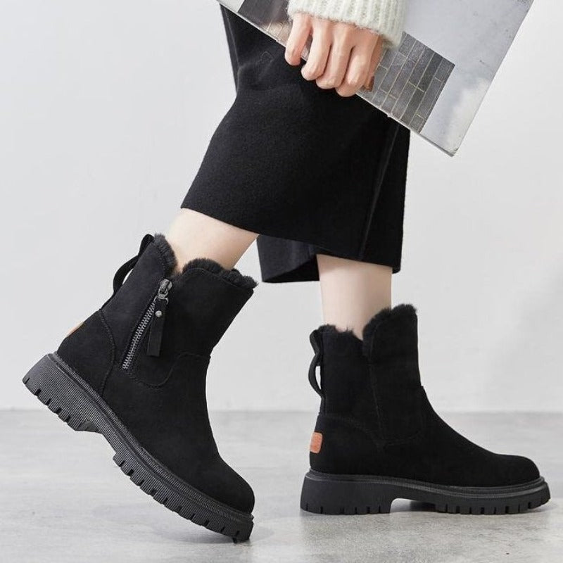 Women’s Luxe Winter Boots – Warm, Anti-Slip & Comfortable