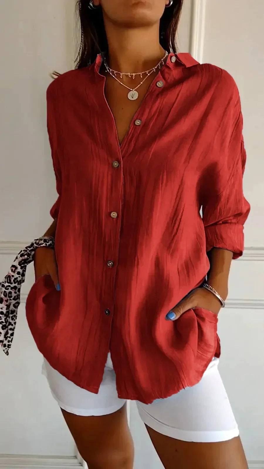 Women’s Maisie Casual Blouse – Soft, Relaxed & Effortlessly Stylish