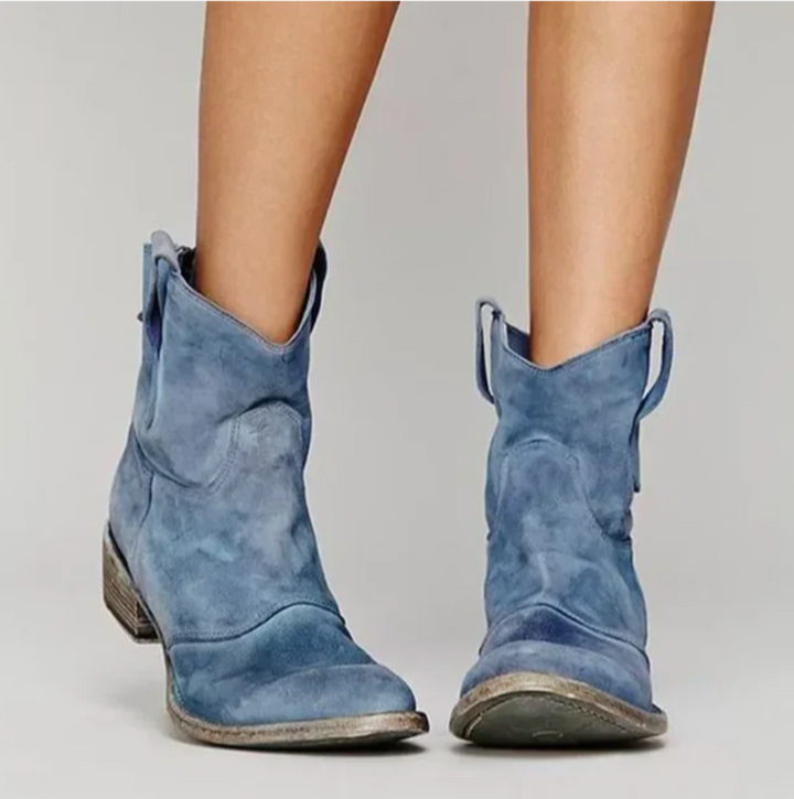 Women’s Sophia Suede Western Boots – Stylish, Durable & Effortlessly Comfortable
