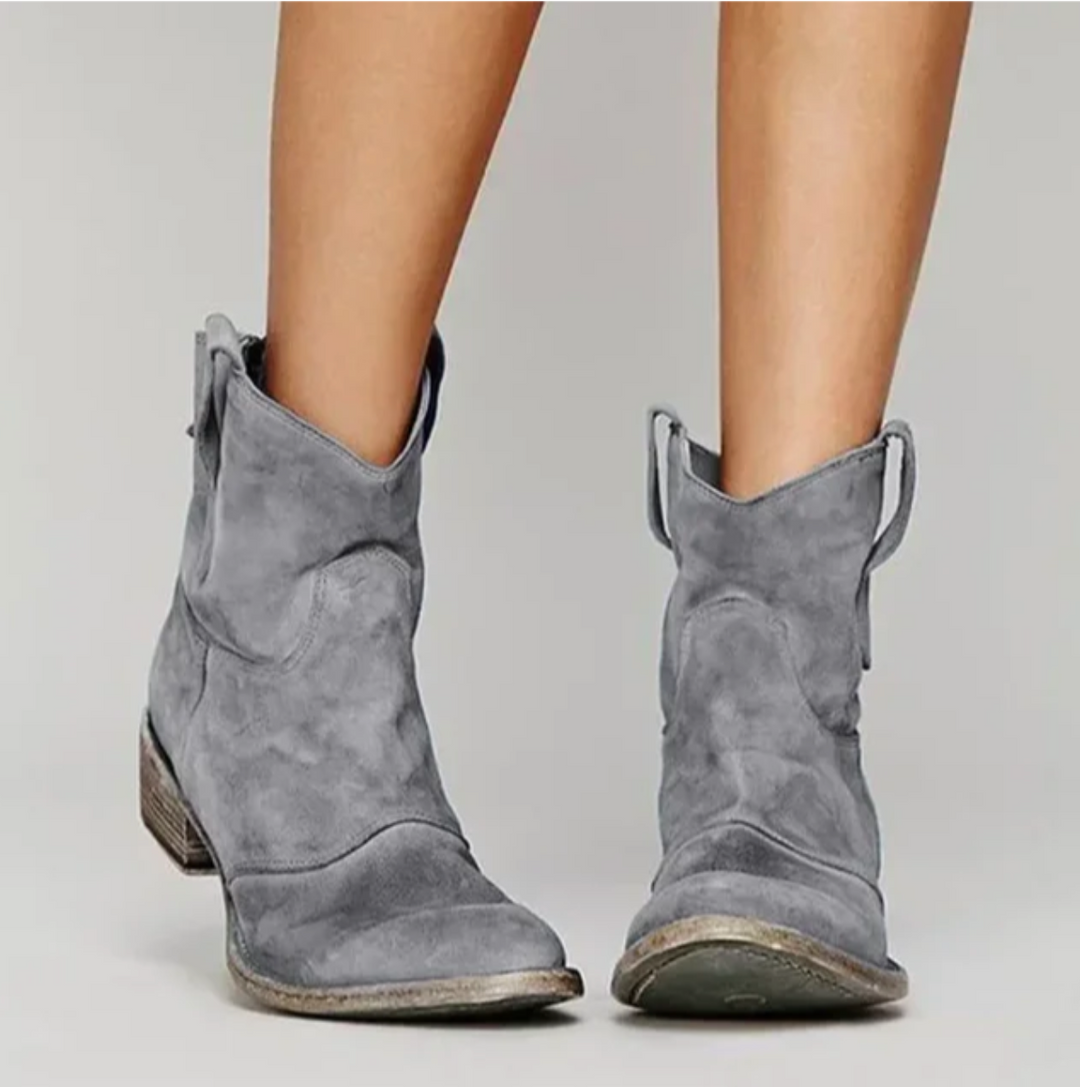 Women’s Sophia Suede Western Boots – Stylish, Durable & Effortlessly Comfortable