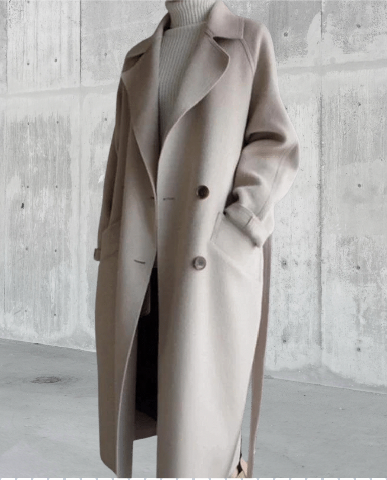 Women’s Sarah Longline Wool Coat – Elegant, Warm & Timelessly Sophisticated