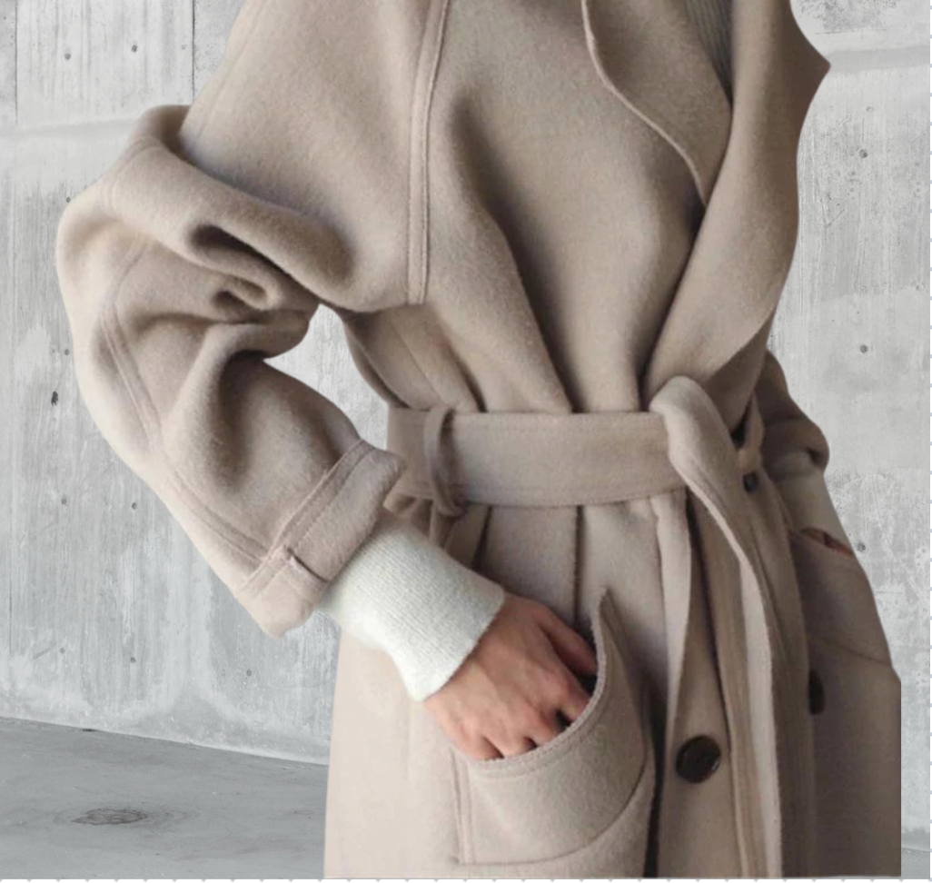 Women’s Sarah Longline Wool Coat – Elegant, Warm & Timelessly Sophisticated
