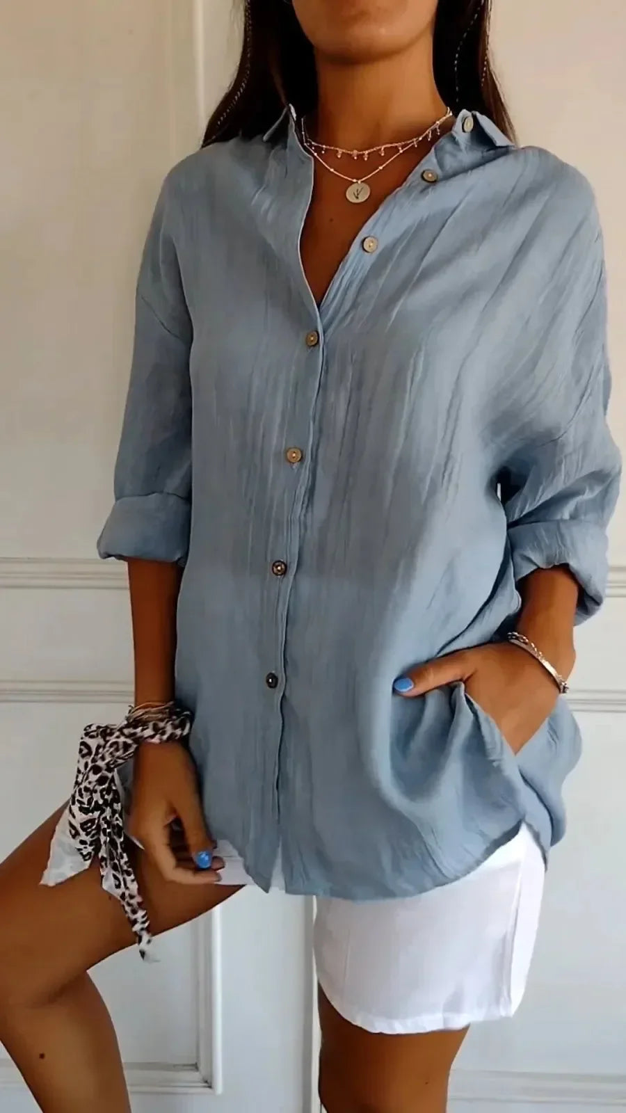 Women’s Maisie Casual Blouse – Soft, Relaxed & Effortlessly Stylish