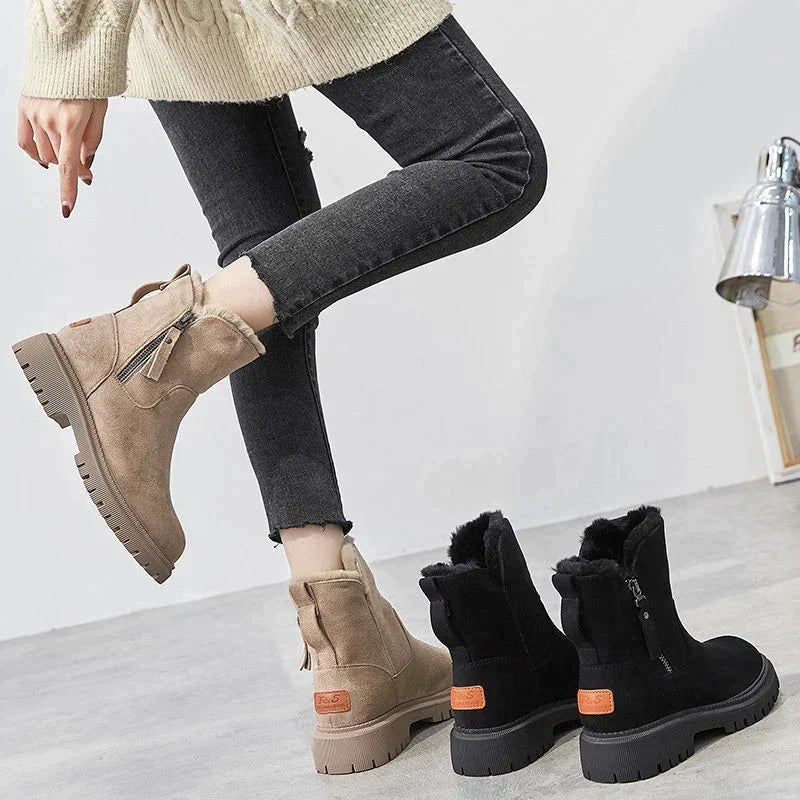 Women’s Luxe Winter Boots – Warm, Anti-Slip & Comfortable