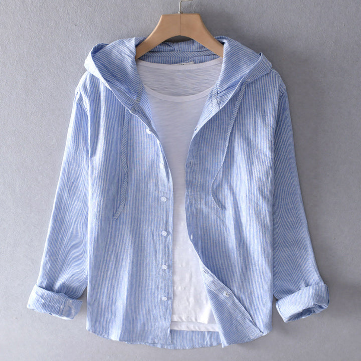 Women’s Tori Hooded Cotton Blouse – Soft, Breathable & Effortlessly Stylish