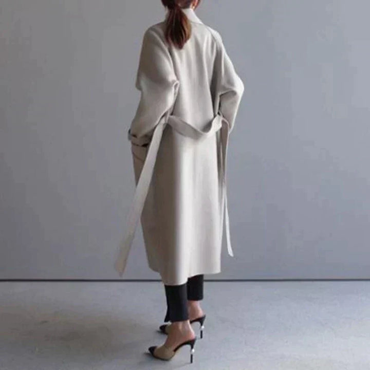 Women’s Sarah Longline Wool Coat – Elegant, Warm & Timelessly Sophisticated