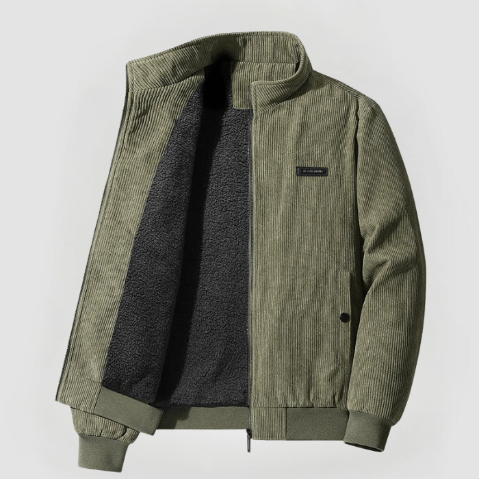 Udo | Corduroy Jacket with Fleece Lining