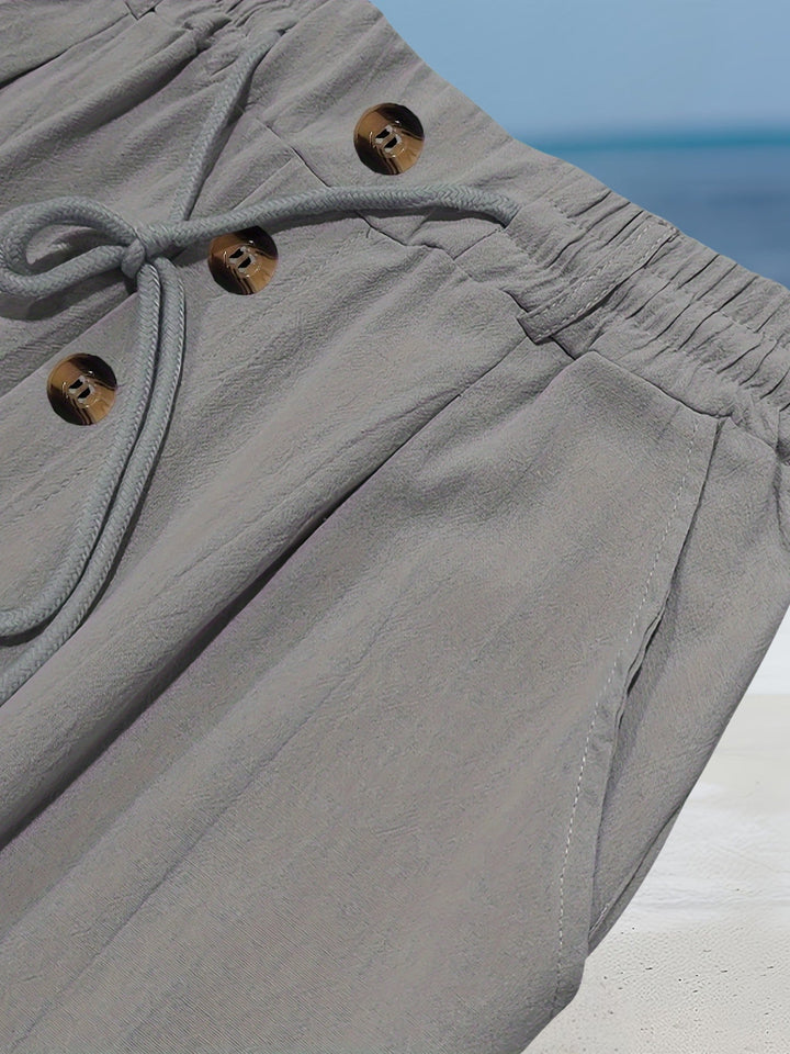 John | Casual Linen Elastic Pant