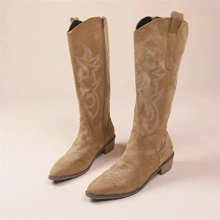 Amarillo Charm | Cowboy Boots for Women with Western Embroidery