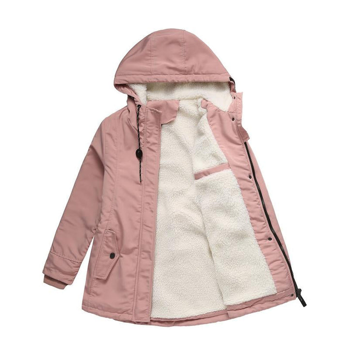 Amina Thick Winter Coat | Stylish Quilted Hooded Jacket 0