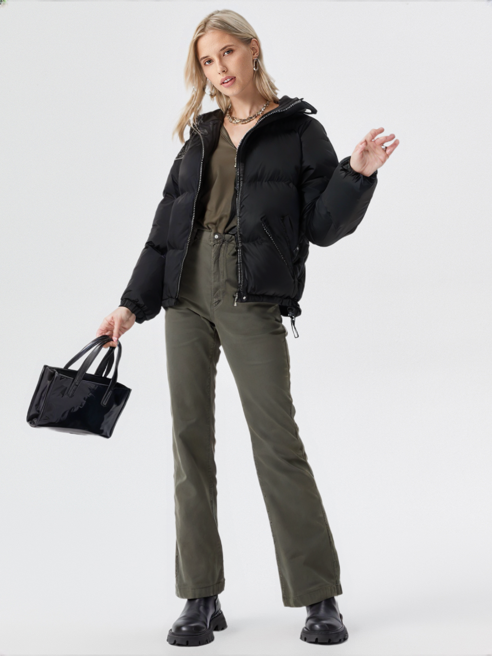 Anika | Women's Padded Winter Jacket with Hood