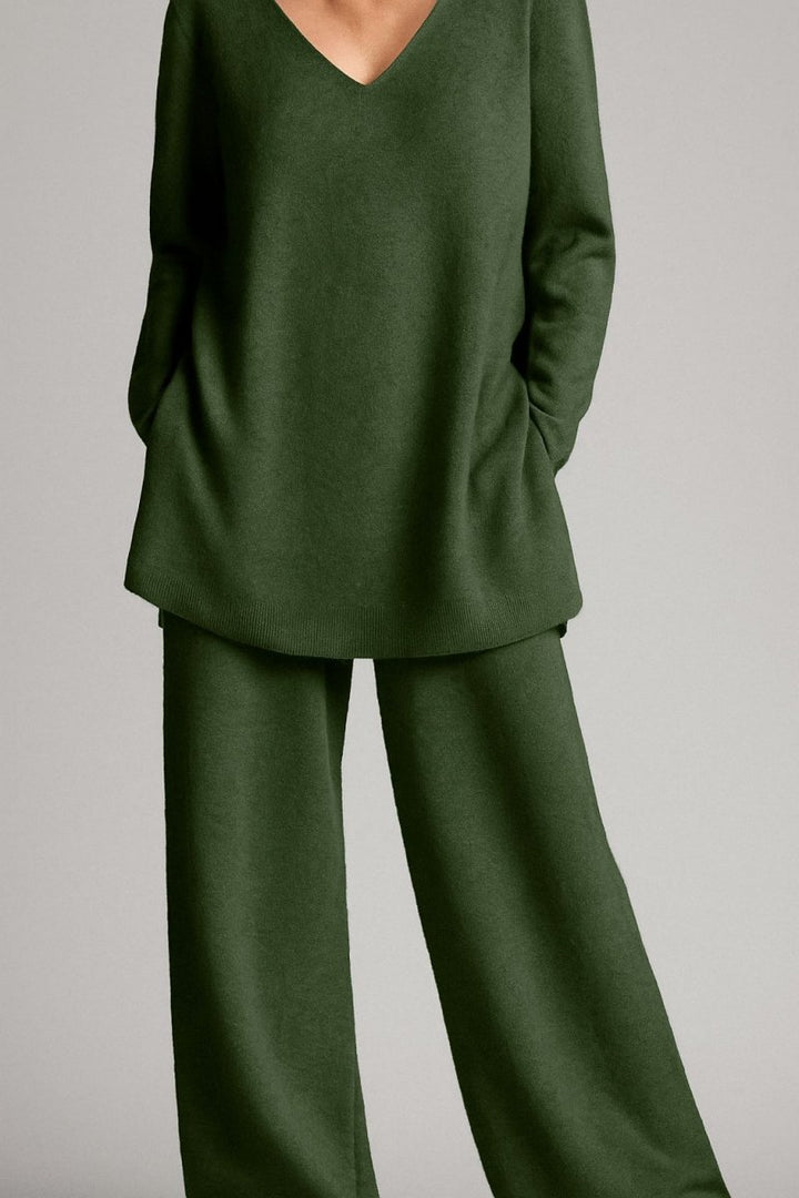 Annie Top Pants Set | Elegant Women's Outfit