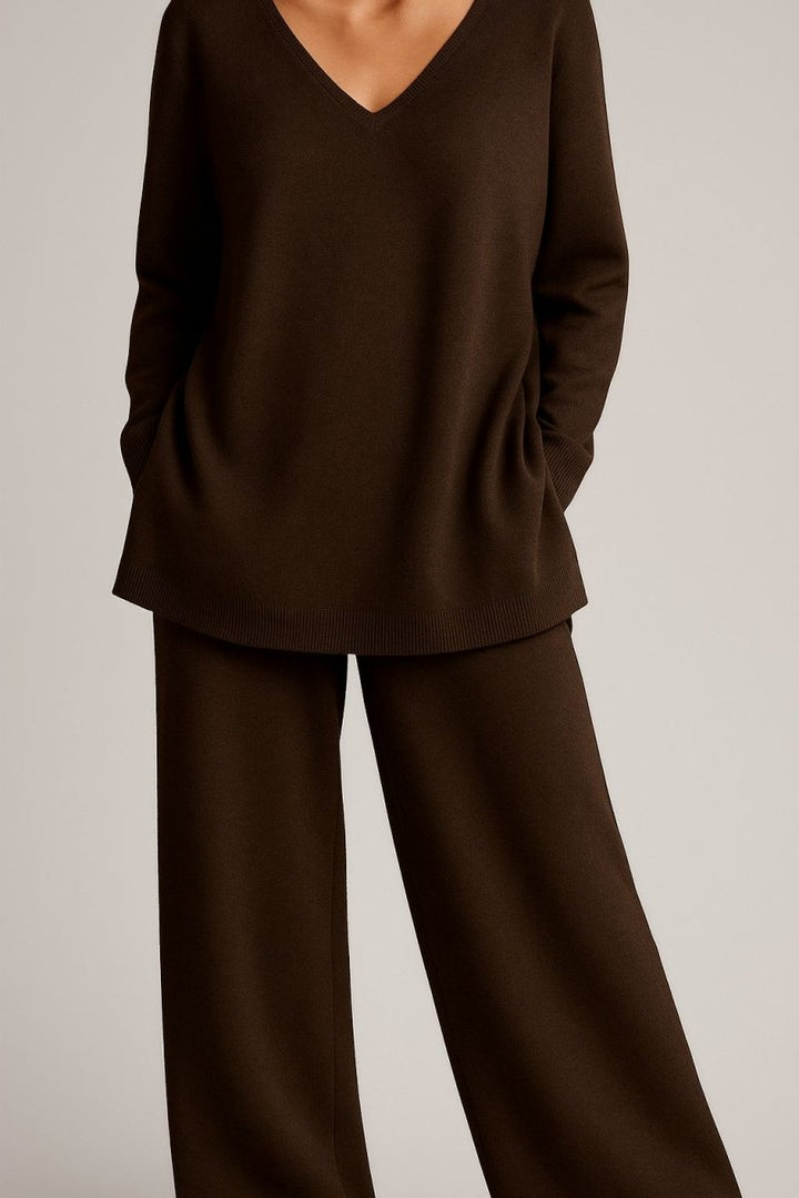 Annie Top Pants Set | Elegant Women's Outfit