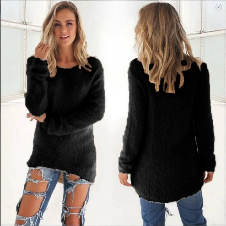 Autumn Knitted Oversized Sweater | Women's Casual Pullover
