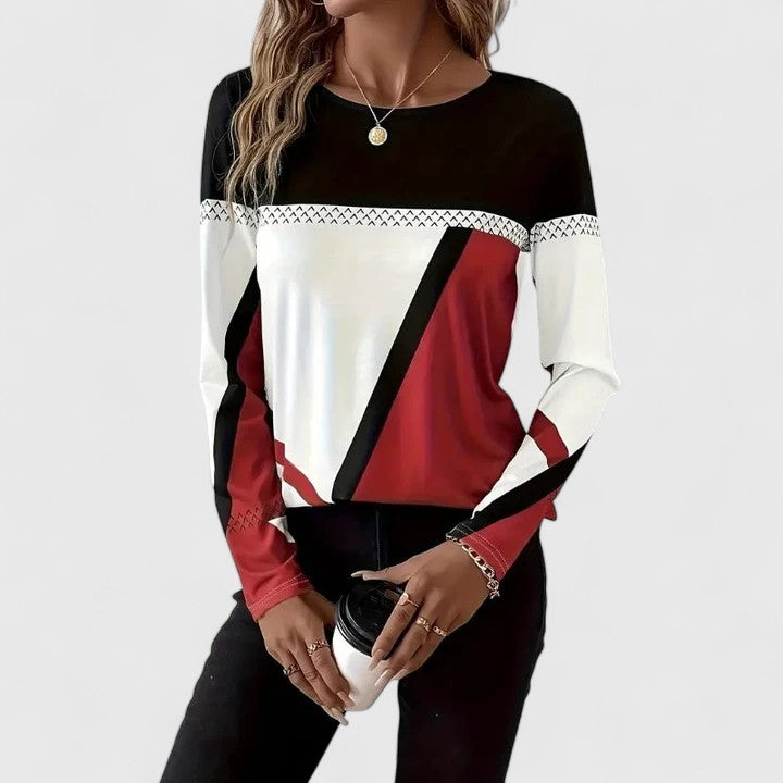 Avril | Modern Graphic Sweater for Women