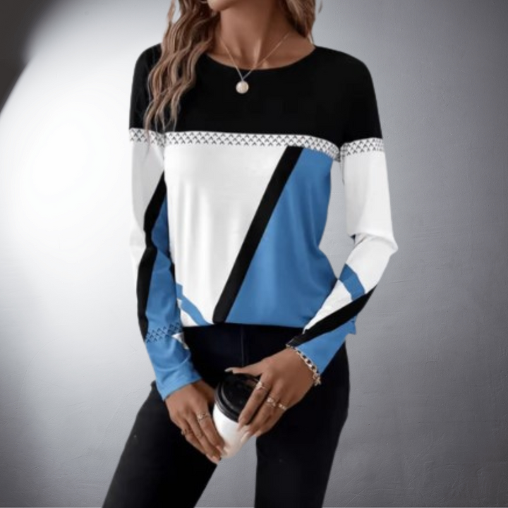 Avril | Modern Graphic Sweater for Women