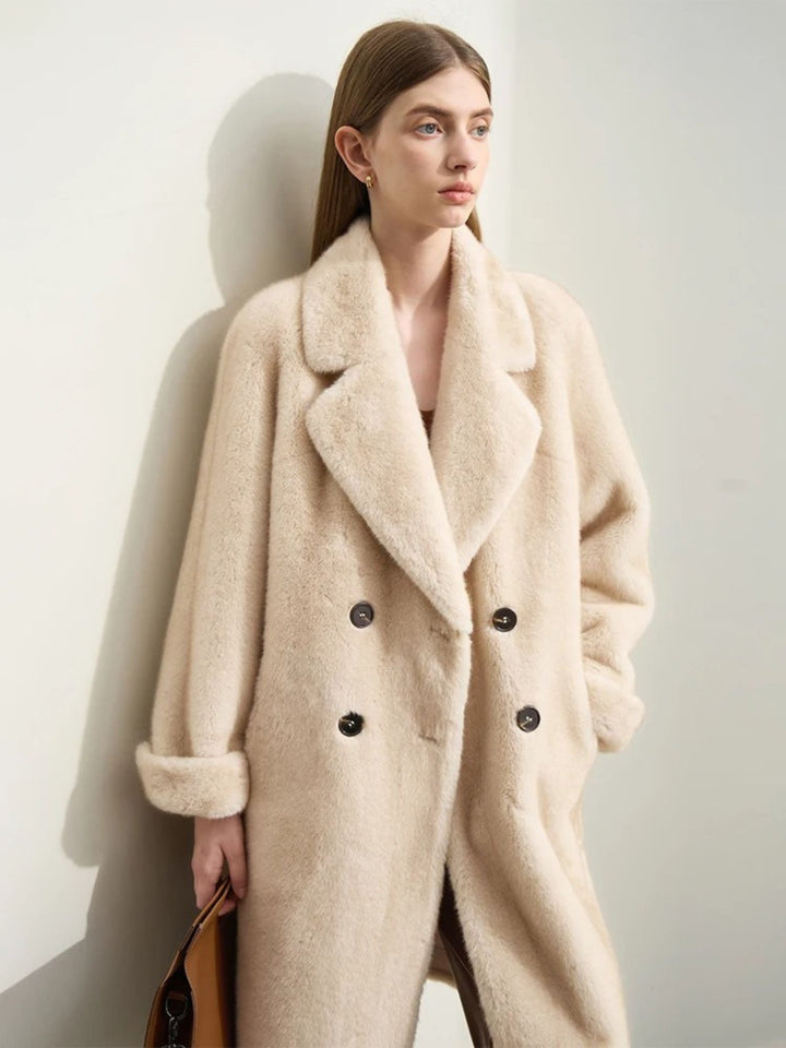 Wool Coat Women | Double-Opened Winter Fashion