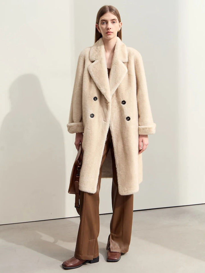 Wool Coat Women | Double-Opened Winter Fashion