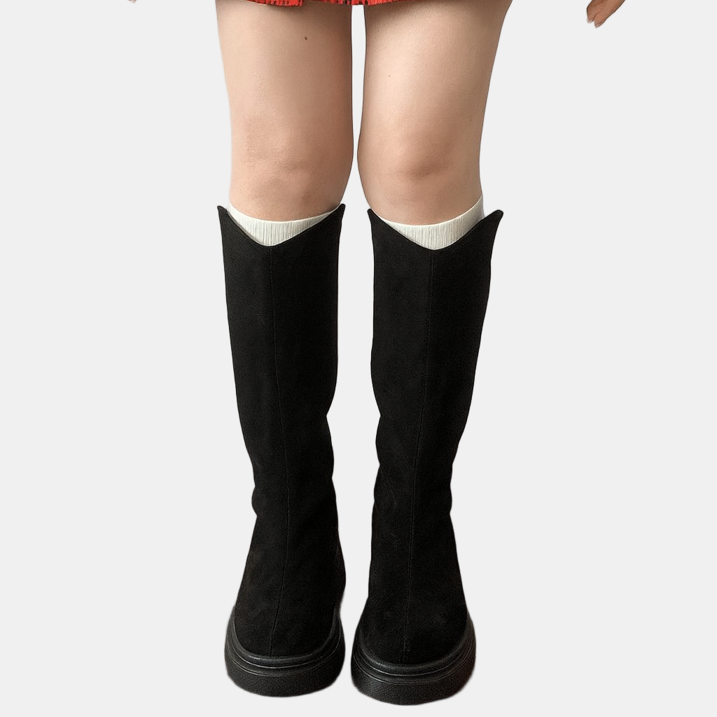 Knee High Boots | Women's Back Zipper High Boots