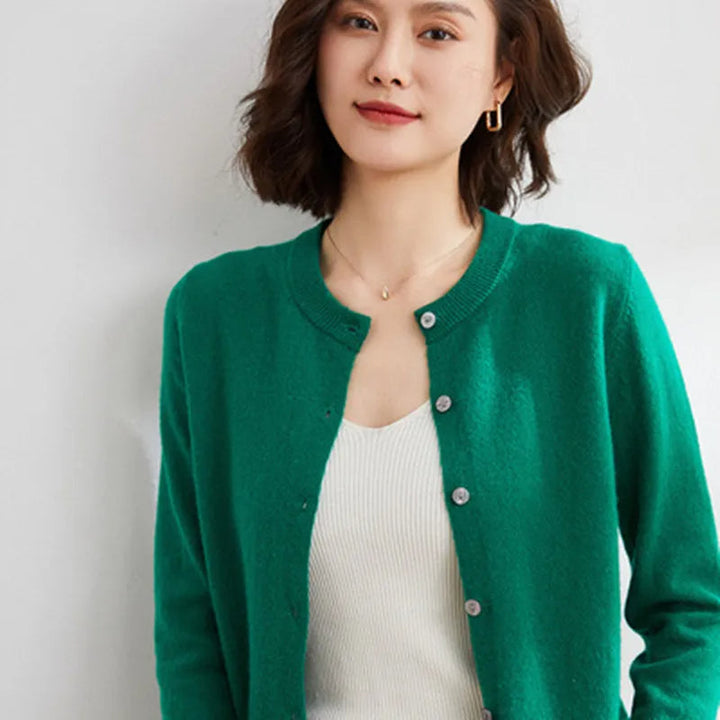 Black Knitted Cardigan | Women's Cardigan Sweater 0