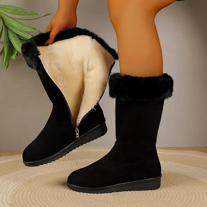 Leather Knee High Boots | Waterproof Footwear for Women
