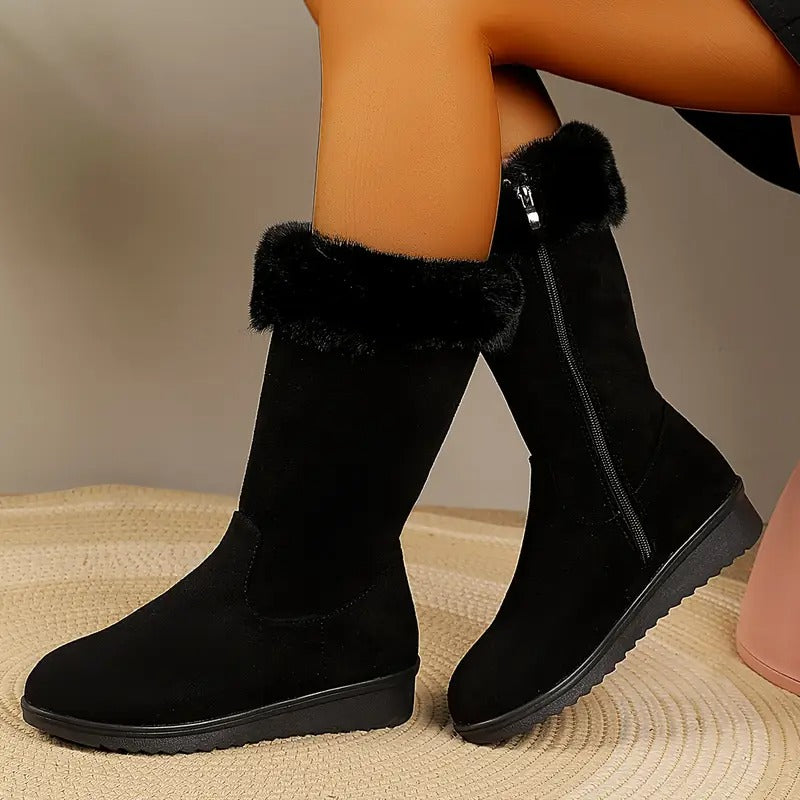 Leather Knee High Boots | Waterproof Footwear for Women