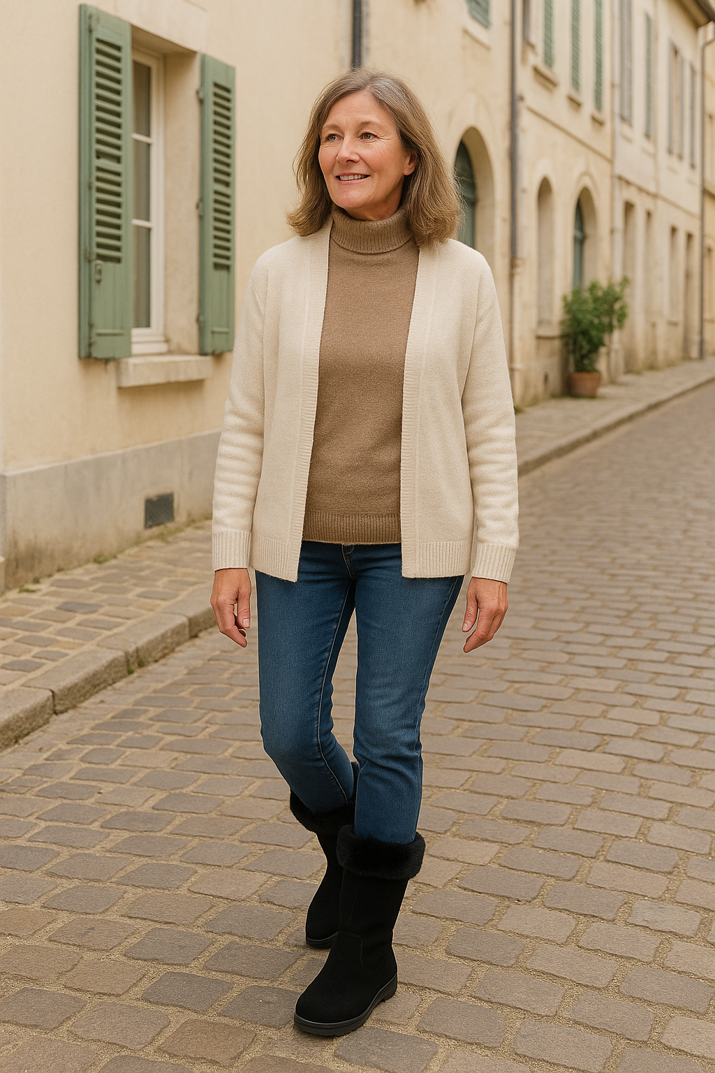 Leather Knee High Boots | Waterproof Footwear for Women