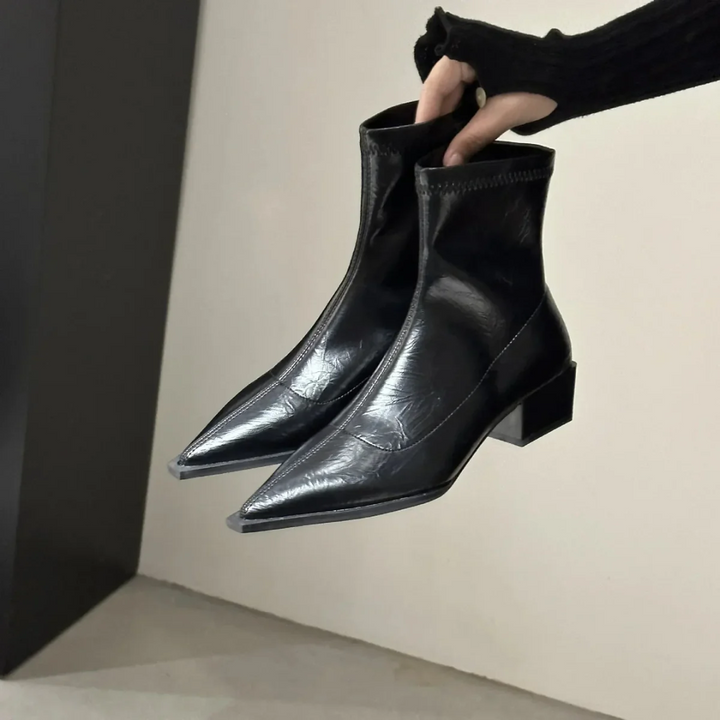 Pointed Toe Ankle Boots | Women's Fashion Booties