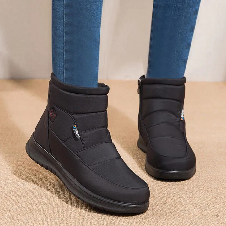 Quilted Ankle Boots with Fur Lining | Women's Footwear