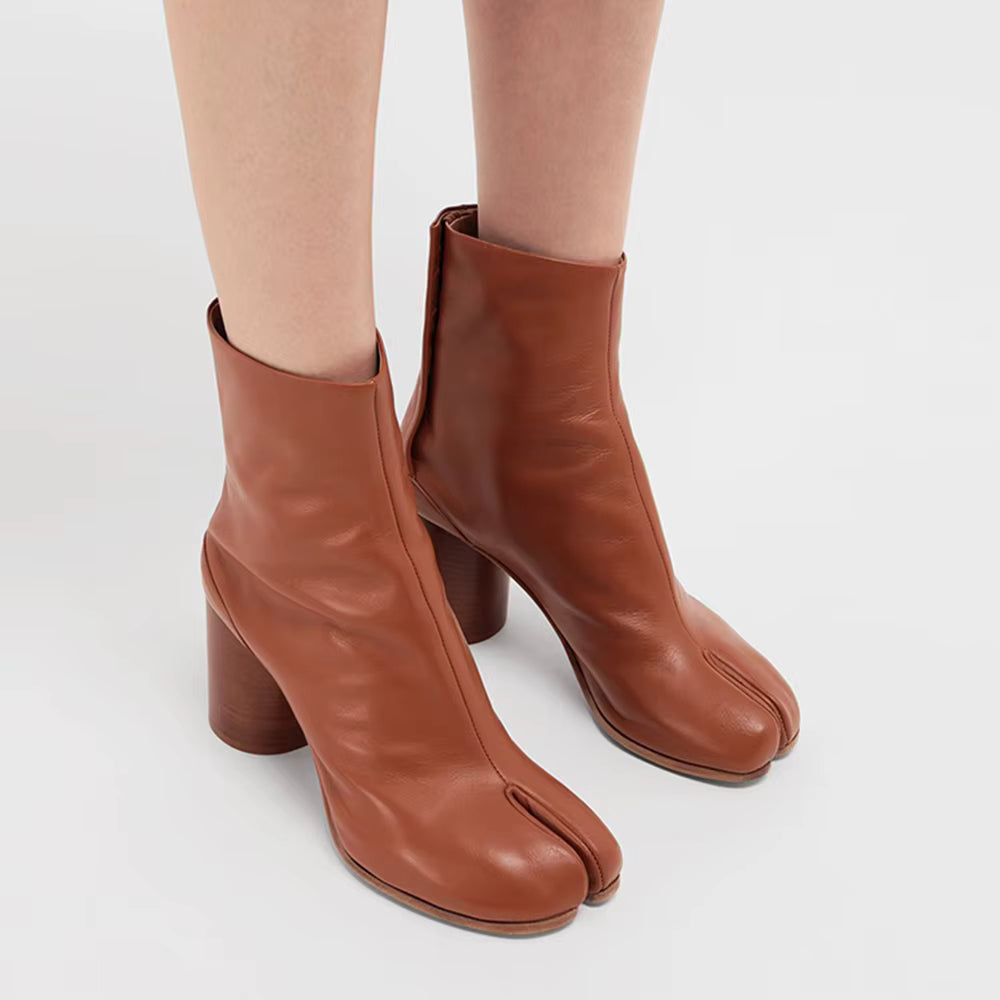 Tabi Ankle Boots | Women's Unique Split Toe Booties
