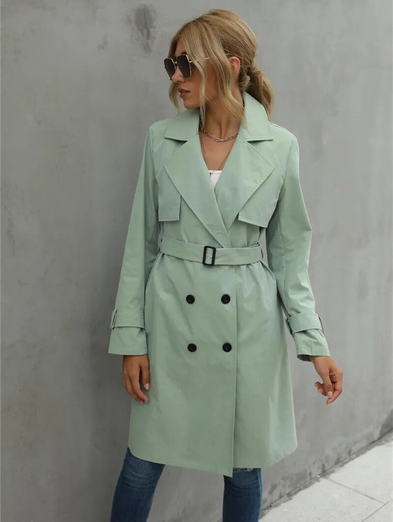 Trench Coat Women | Stylish Slim Outerwear
