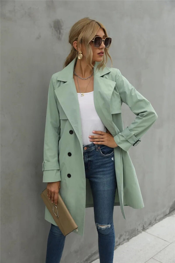 Trench Coat Women | Stylish Slim Outerwear