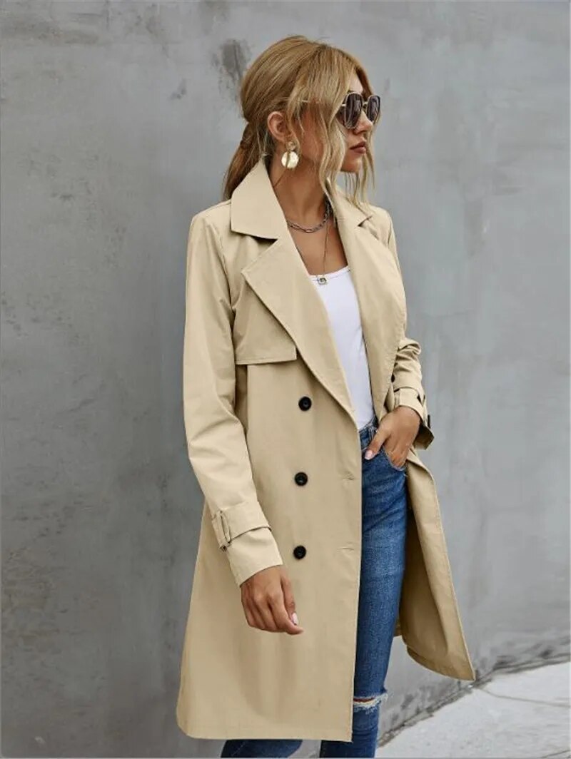 Trench Coat Women | Stylish Slim Outerwear