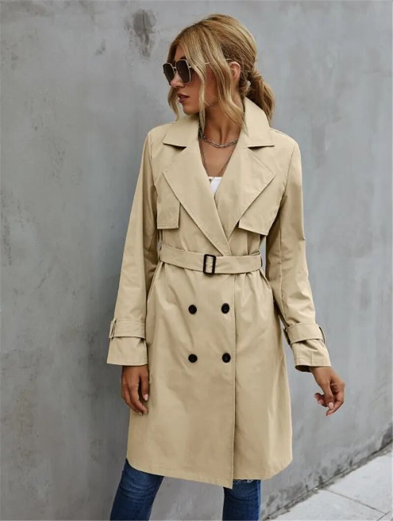 Trench Coat Women | Stylish Slim Outerwear