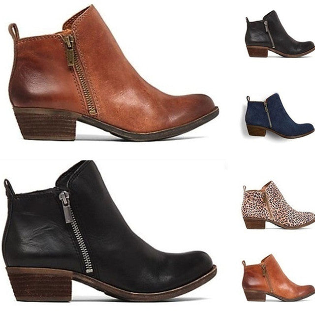Vegan Leather Ankle Boots | Women's Boots