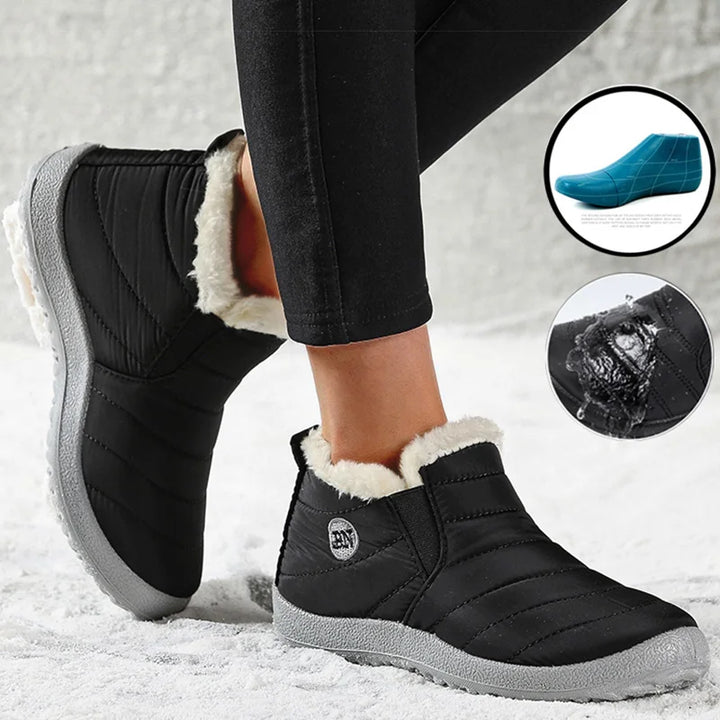 Waterproof Ankle Boots for Women | Fur Lined Booties