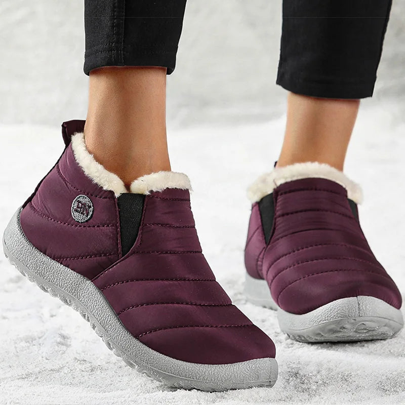 Waterproof Ankle Boots for Women | Fur Lined Booties