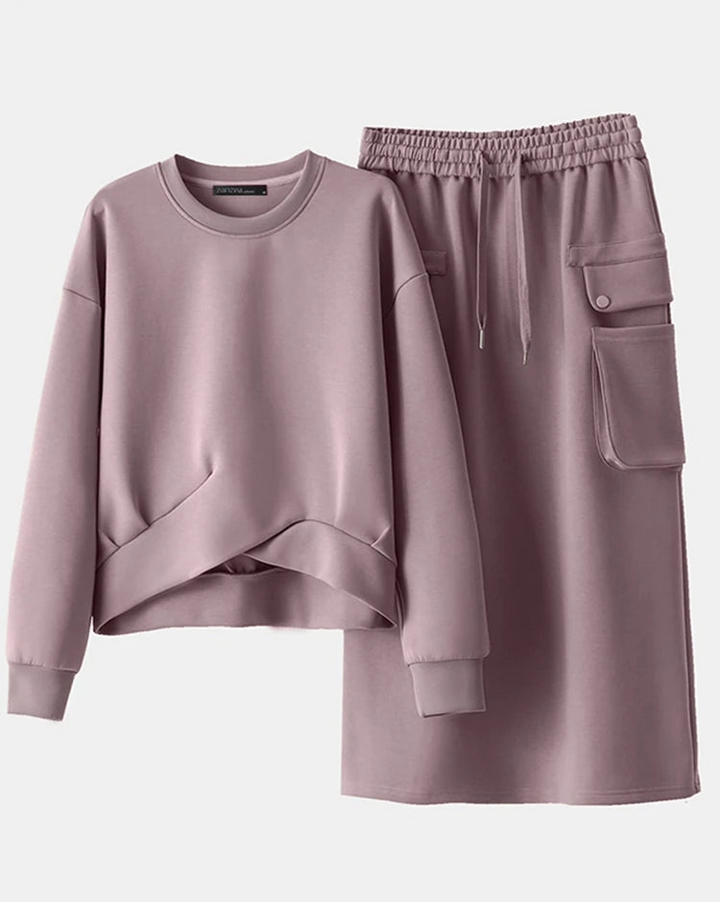 Women's Dress Hoodie Set | Casual 2-Piece Outfit