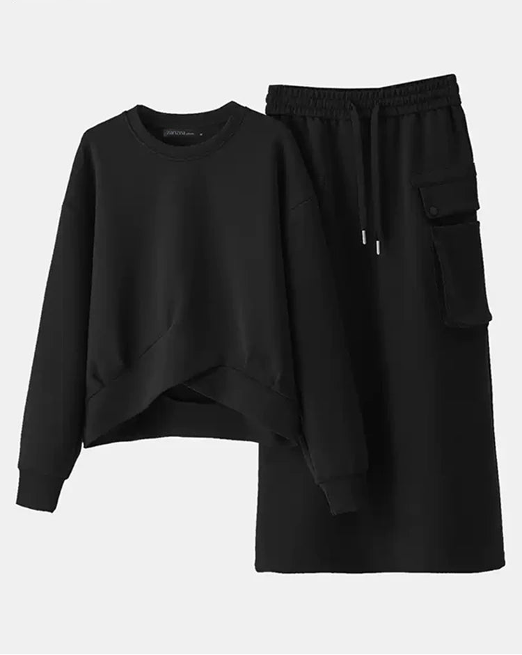 Women's Dress Hoodie Set | Casual 2-Piece Outfit