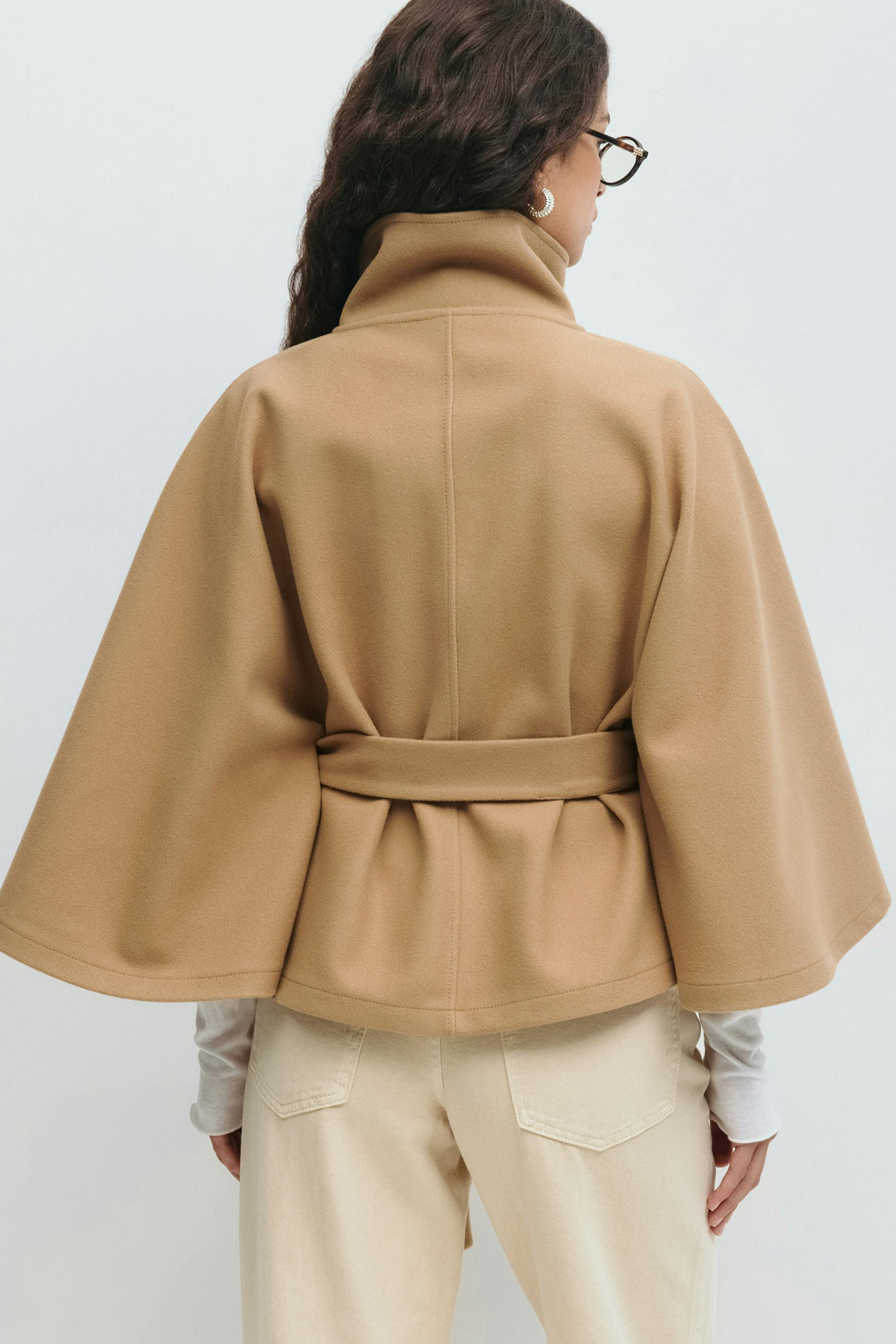 Wool Cape Coat | Women's Elegant Outerwear