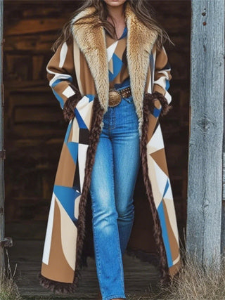 Boho Chic Faux Fur Coat | Women's Winter Coat 11