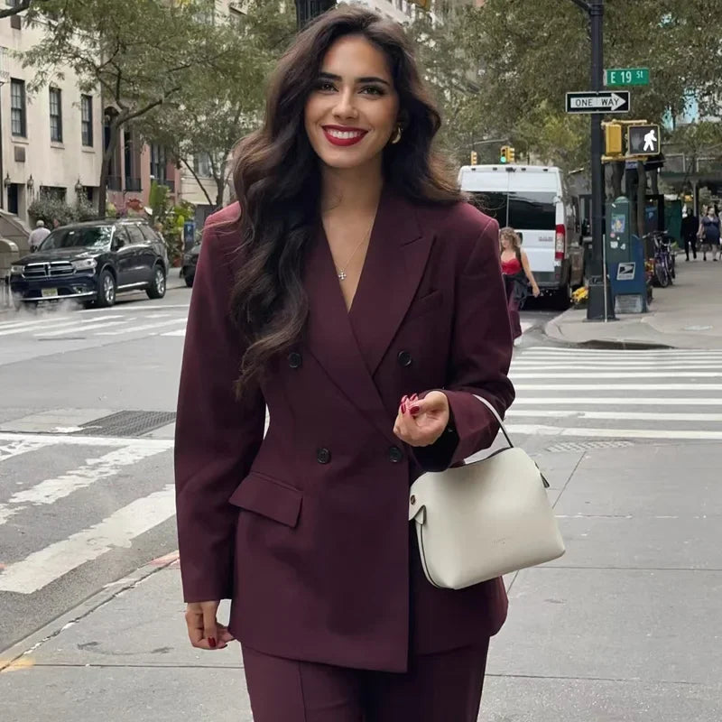 Double-Breasted Blazer | Women's Tailored Jacket