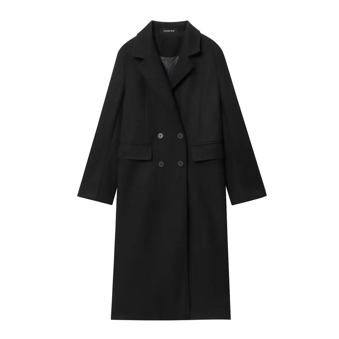 Double Breasted Women's Coat | Winter Coats Women