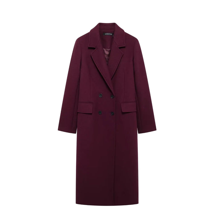 Double Breasted Women's Coat | Winter Coats Women