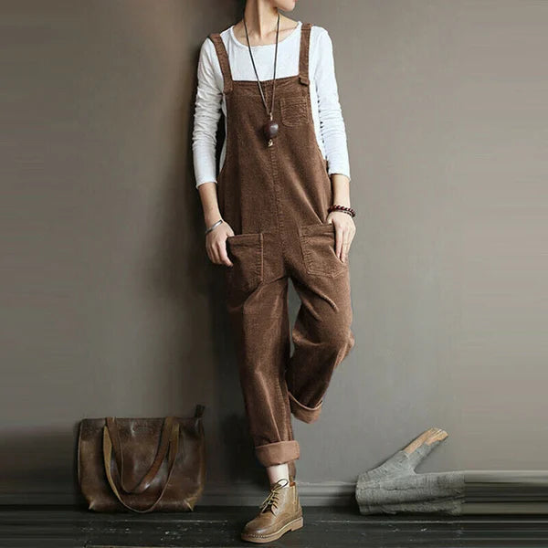 Casual Cord Jumpsuit | Women's Fashion Jumpsuit