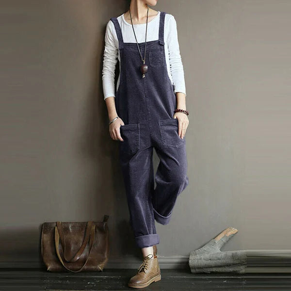 Casual Cord Jumpsuit | Women's Fashion Jumpsuit