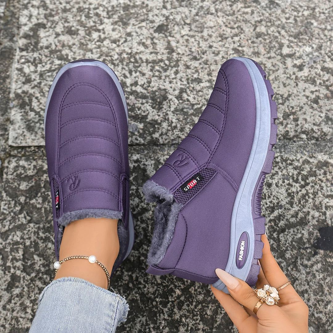 Casual Cotton Women's Shoes | Chunky Sole Autumn Winter