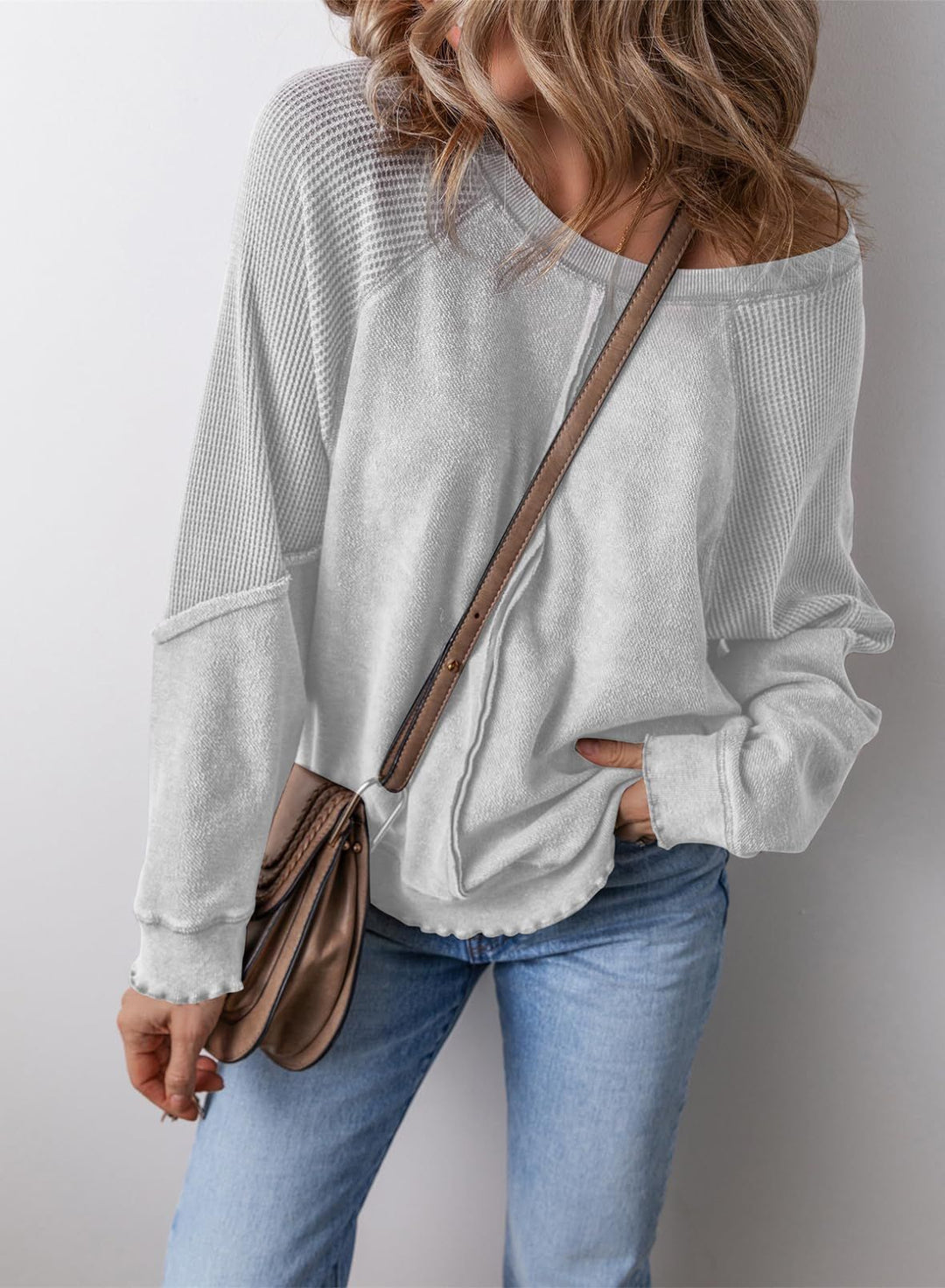 Casual Crew Neck Long Sleeve Sweatshirt | Everyday Essential